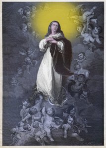 Unbefleckte Empfängnis (Gravur, ca. 1900)