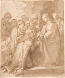 Die Anbetung der Könige, um 1650-1656 von Bartolome Esteban Murillo
