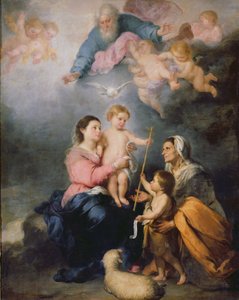 Die Heilige Familie oder Die Jungfrau von Sevilla von Bartolomé Esteban Murillo
