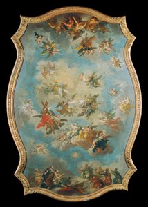 Verehrung des Namen Mariae – Der Göttliche Ratschluss zur Erlösung – Engelsturz von Bartolomeo Altomonte