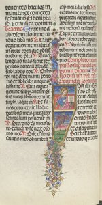 Missale: Fol. 141v: Heiliger Johannes mit Adler, 1469