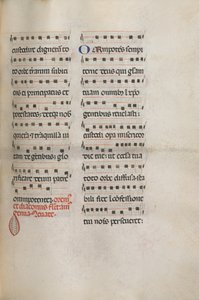 Missale: Fol. 146: Musik für verschiedene Gebete, 1469