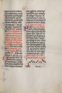 Missale: Fol. 171: Musik für Alleluja usw. zu Beginn von Ostern, 1469