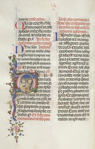 Missale: Fol. 290v: Heilige Peter und Paul, 1469 von Bartolomeo Caporali