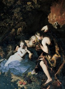 Lot und seine Töchter, 1695-1696