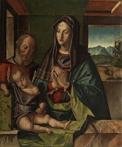 Heilige Familie, ca. 1500 von Bartolomeo Montagna