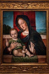 Madonna mit Jesuskind, letztes Jahrzehnt des 15. Jahrhunderts