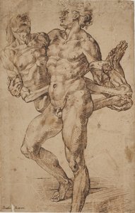 Aeneas und Anchises [?] von Bartolomeo Passarotti