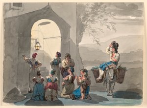 Ave Maria in Tivoli von Bartolomeo Pinelli