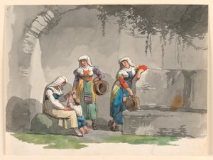 Drei süditalienische Frauen, 1807–08 von Bartolomeo Pinelli
