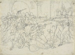 Studie zu Ereignissen aus dem Leben von Massaroni, einem italienischen Banditen