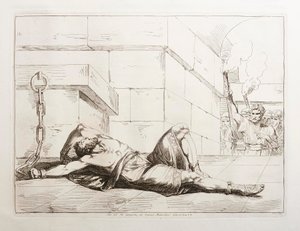 Das Ende von König Jugurtha im Mamertinischen Gefängnis von Bartolomeo Pinelli