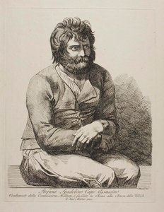 Der Räuberhauptmann Stefano Spadolino von Bartolomeo Pinelli
