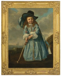 Porträt eines Jungen, der am Ufer Golf spielt, ca. 1658-59 von Bartolomeus van der Helst