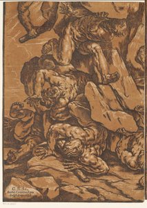 Fall der Giganten (dritter Teil) von Bartolommeo Coriolano
