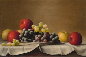 Stillleben, Äpfel, Trauben von Barton Stone Hays
