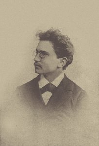 Porträt des Komponisten Hans Huber 1852-1921, 1898 von Basel . Photo studio Taescher and