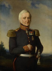 Huibert Gerard Baron Nahuys van Burgst (1782-1858). Mitglied des Rates von Niederländisch-Ostindien, in der Uniform eines Generalmajors titulär von Bastiaan de Poorter