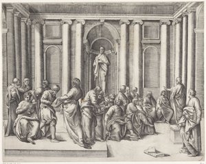 Christus unter den Schriftgelehrten im Tempel