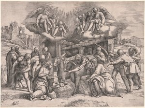 Die Anbetung der Hirten, ca. 1552