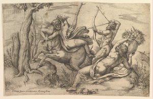 Die Entführung der Dejanira von Battista Franco Veneziano