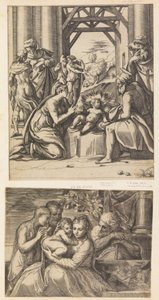 Heilige Familie von Battista del Moro