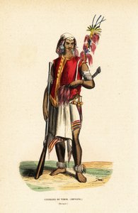 Atoni-Krieger von Kupang, Westtimor, Indonesien von Belgian School