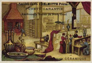Keramikherstellung von Belgian School