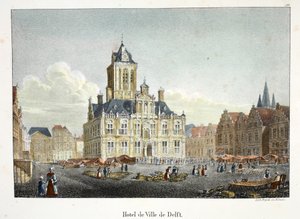 Rathaus von Delft, ca. 1895