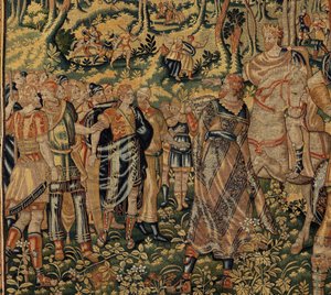 Geschichte von Kyros II. dem Großen, ca. 1590 (Wandteppich) von Belgian School