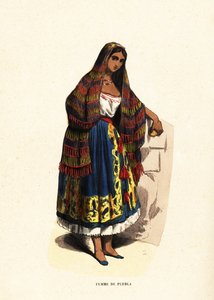 Frau aus der Stadt Puebla, Mexiko von Belgian School