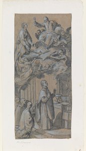Vision während einer Messe von Belisario Corenzio