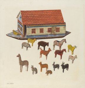 Noahs Arche und Tiere