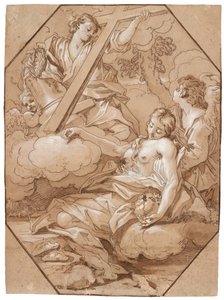 Die Ekstase der Heiligen Maria Magdalena, ca. 1715-19 von Benedetto Luti