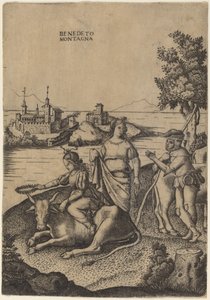 Der Raub der Europa von Benedetto Montagna
