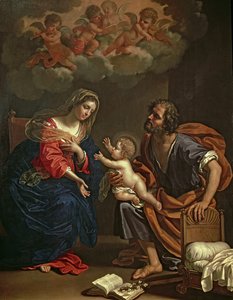 Die Heilige Familie von Benedetto the Younger Gennari