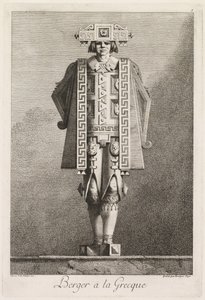Maskerade à la Grecque: Schäfer à la Grecque, Platte 5, 1771