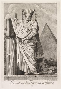 Maskerade à la Grecque: Der Autor der Figuren à la Grecque (Tafel 10)