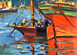 Ein sonniger Tag in Buenos Aires von Benito Quinquela Martin