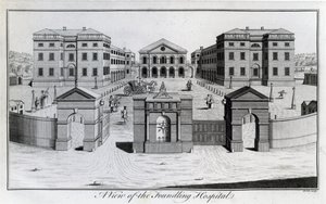 Ansicht des Findelhauses, 1756