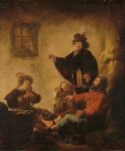 Joseph deutet die Träume des Bäckers und des Butlers, um 1632-1640