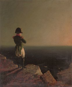 Napoleon Bonaparte nachdenklich auf St. Helena, 1841