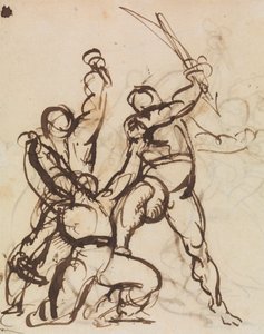 Studie einer Schlacht von Benjamin Robert Haydon