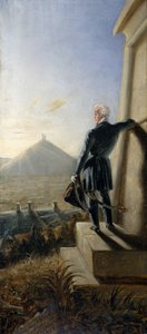 Der Herzog von Wellington sinnt auf dem Schlachtfeld von Waterloo, ca. 1844