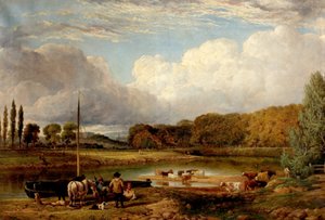 Ansicht von Wilford, Nottingham, ca. 1830