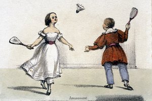 Vergnügen, aus Hausgeflügel in Grafische Illustrationen von Tieren - Ihre Nützlichkeit für den Menschen während ihres Lebens und ihre Verwendung nach dem Tod, ca. 1845