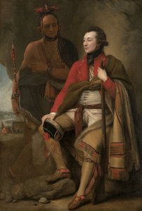Colonel Guy Johnson und Karonghyontye (Captain David Hill)
