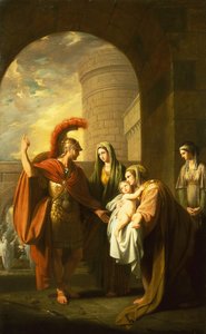 Hektor nimmt Abschied von Andromache von Benjamin West