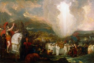 Josua überquert den Jordan mit der Bundeslade, 1800 von Benjamin West