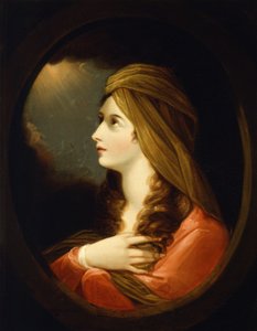 Porträt einer Dame von Benjamin West